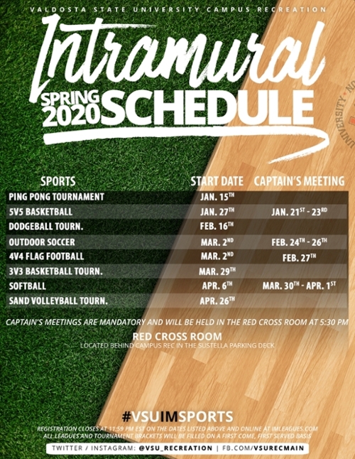 Intramural Online Games Registration