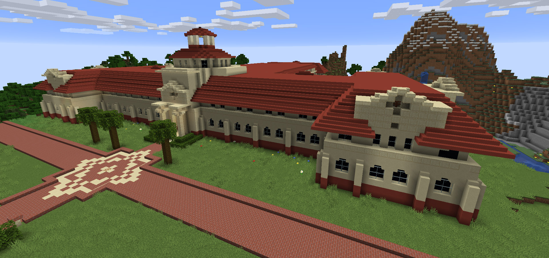 VSU's West Hall Built in Minecraft
