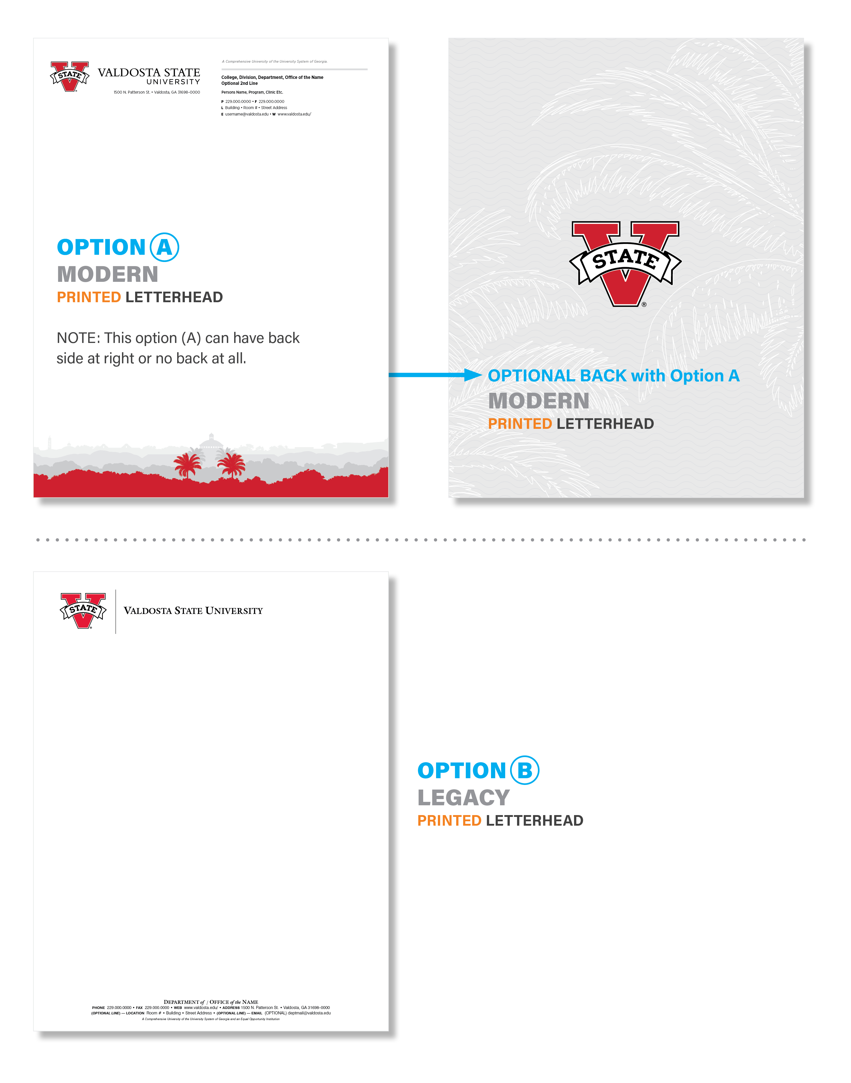 Printed Letterhead Options